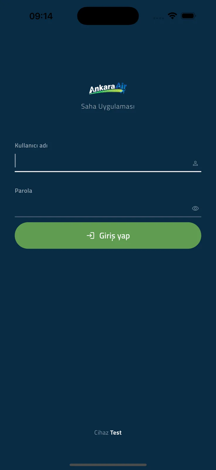 AnkaraAir – Field App screenshot