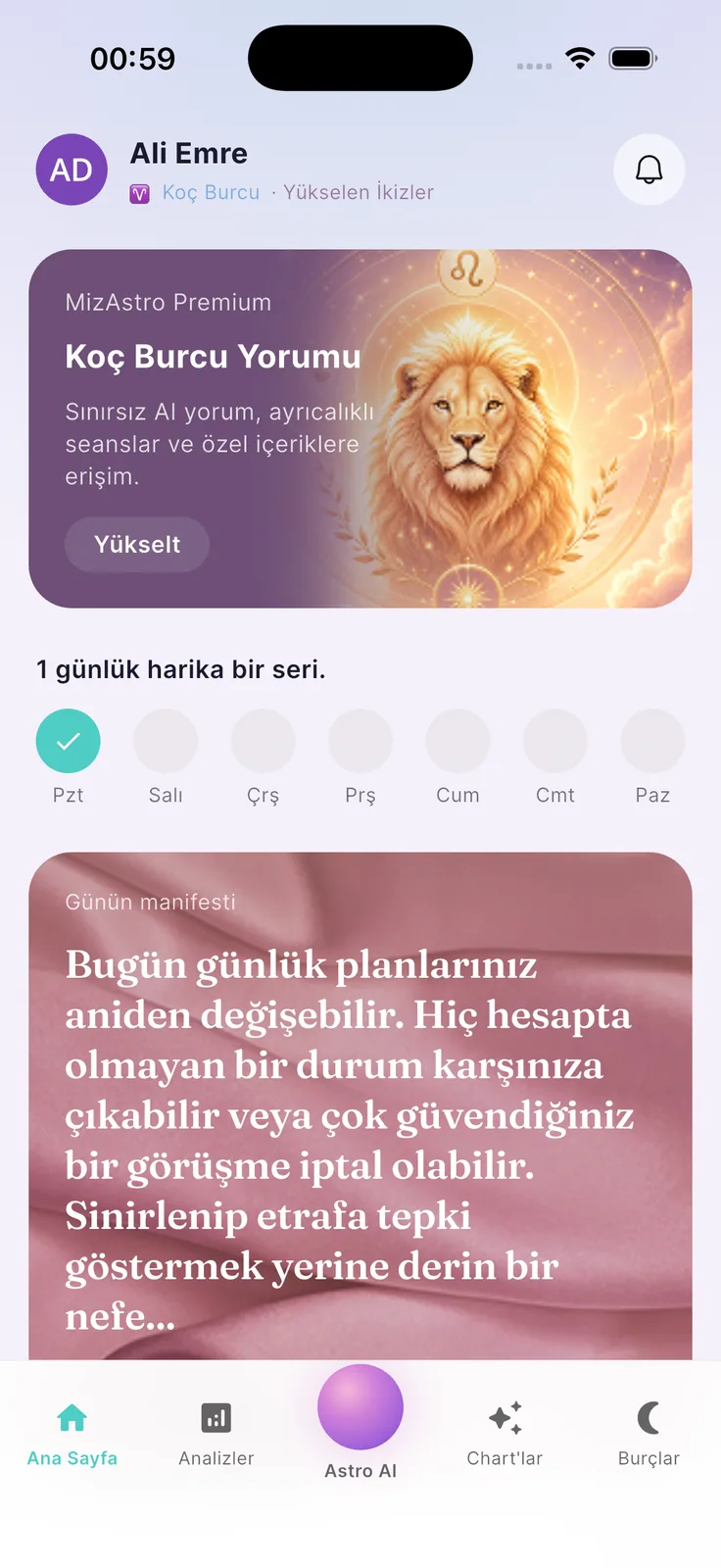 AstroAI screenshot