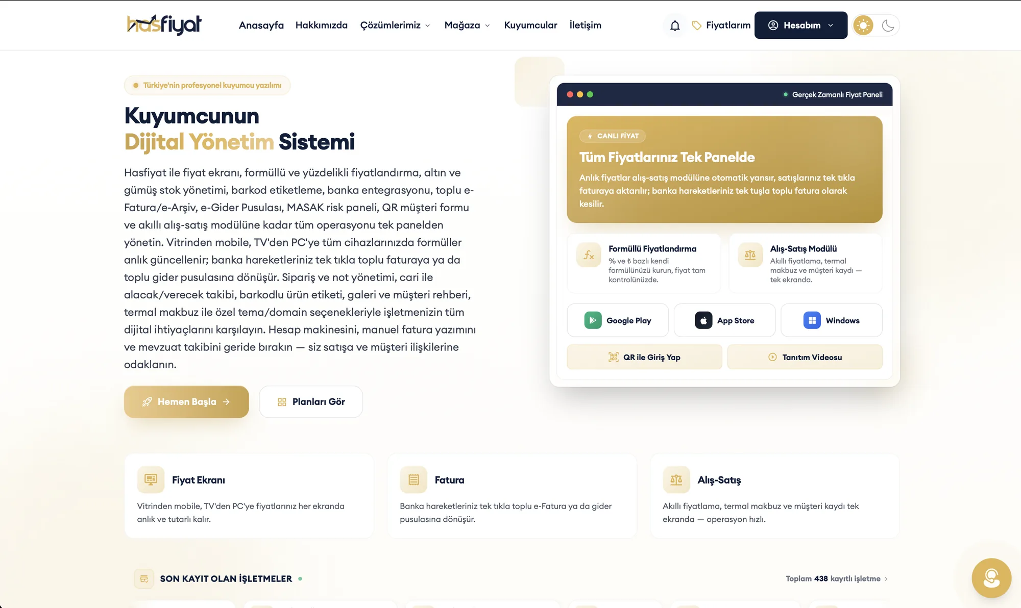 HasFiyat screenshot