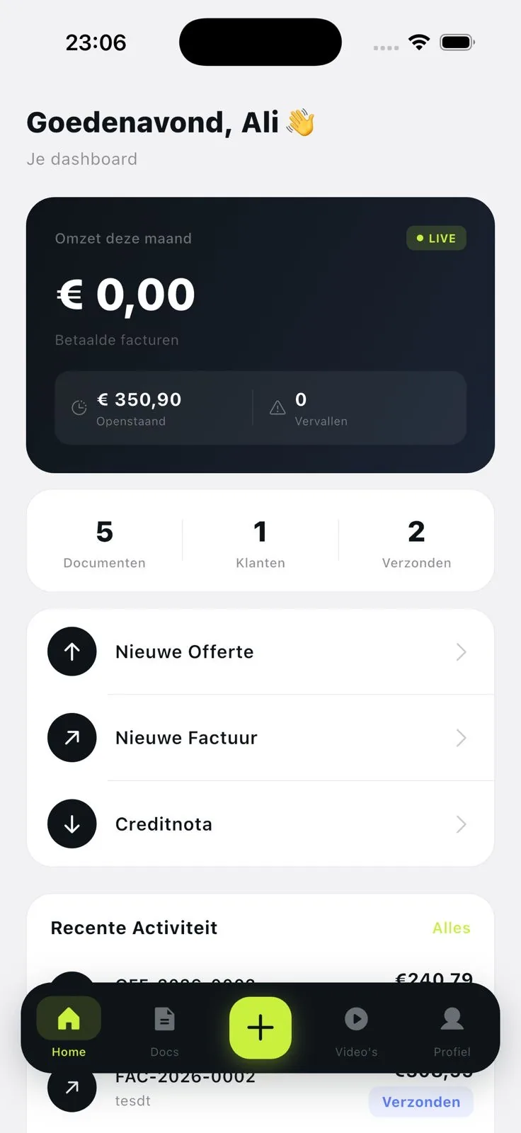 Numr screenshot